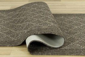 Protišmykový behúň Boulevard 9218 - hnedý