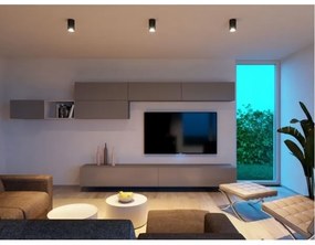 LED2 - LED Stropné svietidlo TUBUS LED/9W/230V čierna