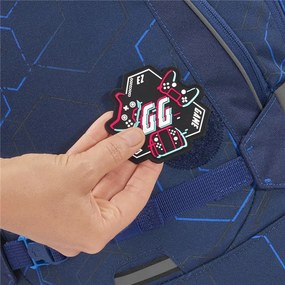 Školský batoh coocazoo PORTER, Blue Motion, certifikát AGR