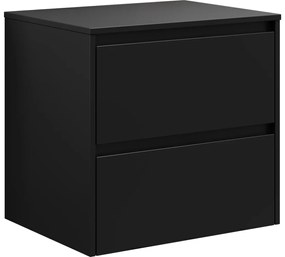 Kúpeľňová skrinka TRONDHEIM pre umývadlo 60 cm, čierna