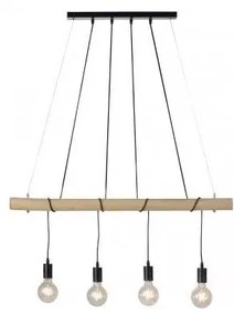 Leuchten Direkt 15505-18 - LED Luster na lanku TERO 4xE27/60W/230V W3005