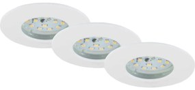 Briloner 7231-036 -SADA 3x LED Kúpeľňové podhľadové svietidlo LED/5,5W/230V IP44