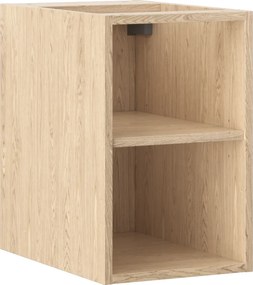 Mexen Box-A, otvorená skrinka s policou 30 cm, dub, 91AX2-0300-470-0-81