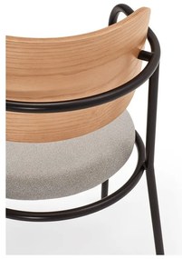 Sivé kreslo v dekore duba Eclipse - Teulat