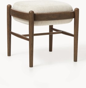 Čalúnená taburetka z dubového dreva Imara