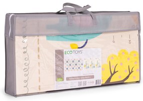 Penová podložka pre deti 200 x 150 cm, abeceda, ECOTOYS