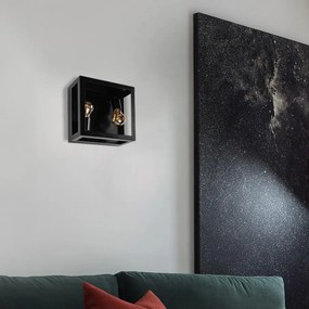 Toolight Toolight, nástenné svietidlo 2xE27 APP1305-2W, čierna matná, OSW-06579