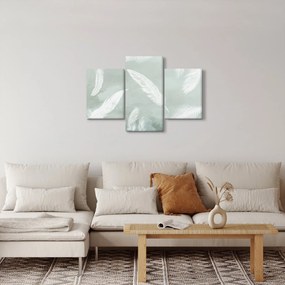 Obraz - Biele pierka (90x60 cm)