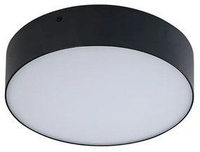 LED stropné svietidlo Monza R 22 3000K čierne
