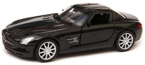 008805 Kovový model auta - Nex 1:34 - Mercedes-Benz SLS AMG Čierna