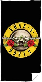 Bavlnená osuška Guns N' Roses - 100% bavlna, froté s gramážou 360 gr./m2 - 70 x 140 cm