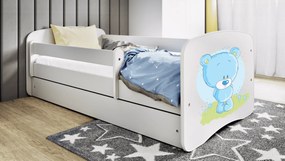 Detská posteľ Babydreams medvedík biela