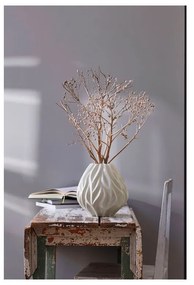 Biela porcelánová váza Morsø Flame, výška 23 cm