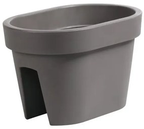 Kvetináč Lofly Railing sivý