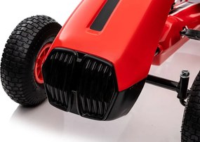 LEAN CARS Pedálová motokára G208 červená