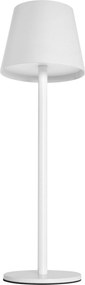 Toolight Toolight, dotyková LED nočná stolná lampa 5W, 3 farby svetla, USB napájanie, APP1370-T WHITE, biela, OSW-08634