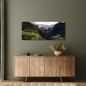 Obraz - Údolie pod horami (120x50 cm)
