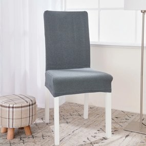 4Home Napínací poťah na stoličku Magic clean svetlosivá, 45 - 50 cm, sada 2 ks