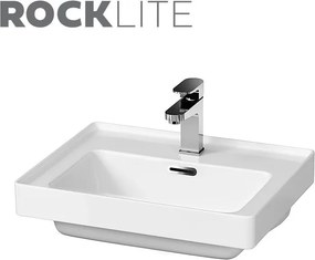 Cersanit Crea - závesná skrinka s umývadlom 50cm, biely lesk, S924-002+K114-005