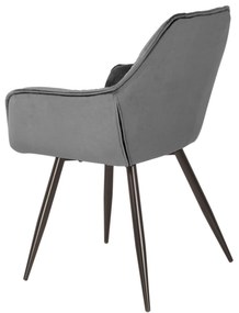 DIZAJNOVÁ STOLIČKA DIANE ZAMAT SIVÁ