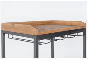 Vinotéka z jedľového dreva White Label Edgar