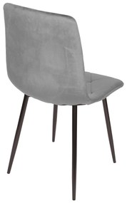 Stima stolička NAOMI Vyberte látku ->: Velvet čierná