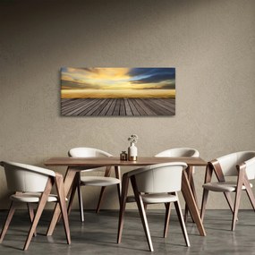 Obraz - Mólo s výhľadom (120x50 cm)