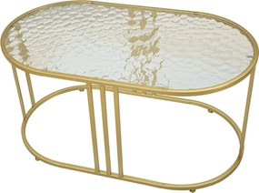 Konferenčný stolík Antalia 90 cm zlatý
