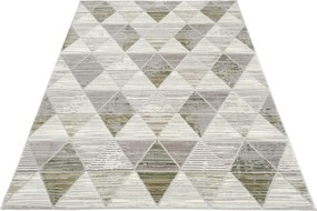 TA Koberec E460A SVETLO SIVÁ/TMAVOZELENÁ ASTHANE Rozmer: 80x150 cm