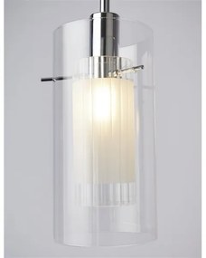 Searchlight 3303-3CC - Luster na lanku DUO 3xE14/60W/230V lesklý chróm