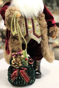 Klasik vianočný Mikuláš dekorácia 45cm