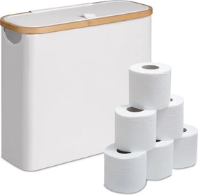 Úložný priestor na toaletný papier na 12 roliek RD51701, biela