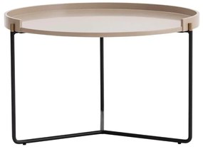 Skladací stôl Mandy Beige, 2 ks