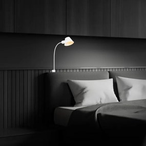 Briloner 2079-016 - Nástenná flexibilná lampa 1xE27/10W/230V biela