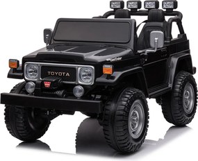 JOKOMISIADA Detské autíčko na batérie pre 2 osoby Toyota Land Cruiser PA0285 čierne