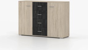 Komoda Wisteria 2D4S. Akcia -13%. Vlastná spoľahlivá doprava až k Vám domov. 1014330