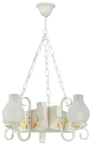 Brilagi - Luster na reťazi QUEEN 3xE14/40W/230V buk/krémová