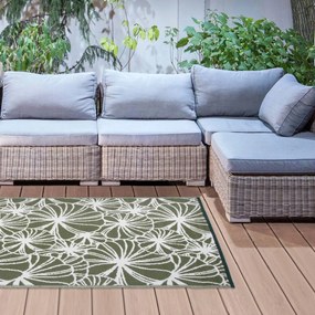 Esschert Design Koberec Jessica, 150x242,5 cm, zelená
