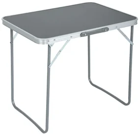 Turistický stolík ARES 70x50 cm sivý