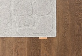 Koberec Agnella Morphic Dunes svetlosivý