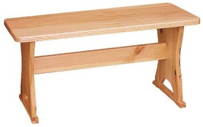 Jednoduchá lavica - LAV09: Biela 50cm