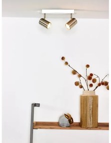 Lucide 26957/10/12 - LED Bodové svietidlo LENNERT 2xGU10/5W/230V matný chróm