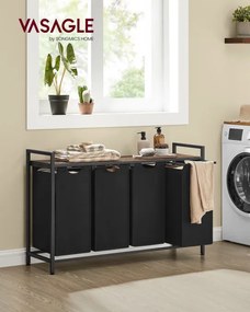 Kôš na bielizeň so 4 priehradkami BLH401B01