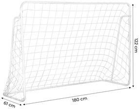 Futbalová bránka so sieťou, 180x122cm, Ecotoys