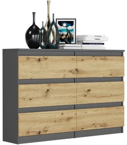 Praktická komoda R-120 - rôzne farebné prevedenia artisan