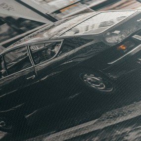Obraz idúceho auta (120x50 cm)