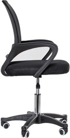 Čierna kancelárska stolička JETTA