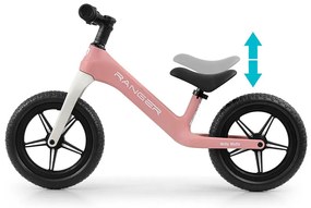 Detský balančný bicykel Milly Mally Ranger Flash Pink
