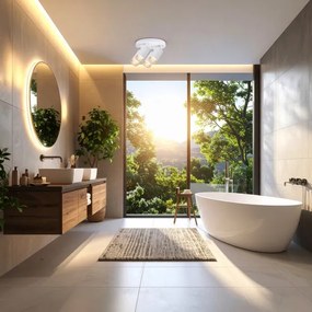 Brilagi - Kúpeľňové bodové svietidlo SELE AQUA 4xGU10/30W/230V IP44 biela