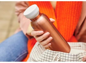 Fľaša z nehrdzavejúcej ocele v bronzovej farbe 500 ml Rose gold – Mepal